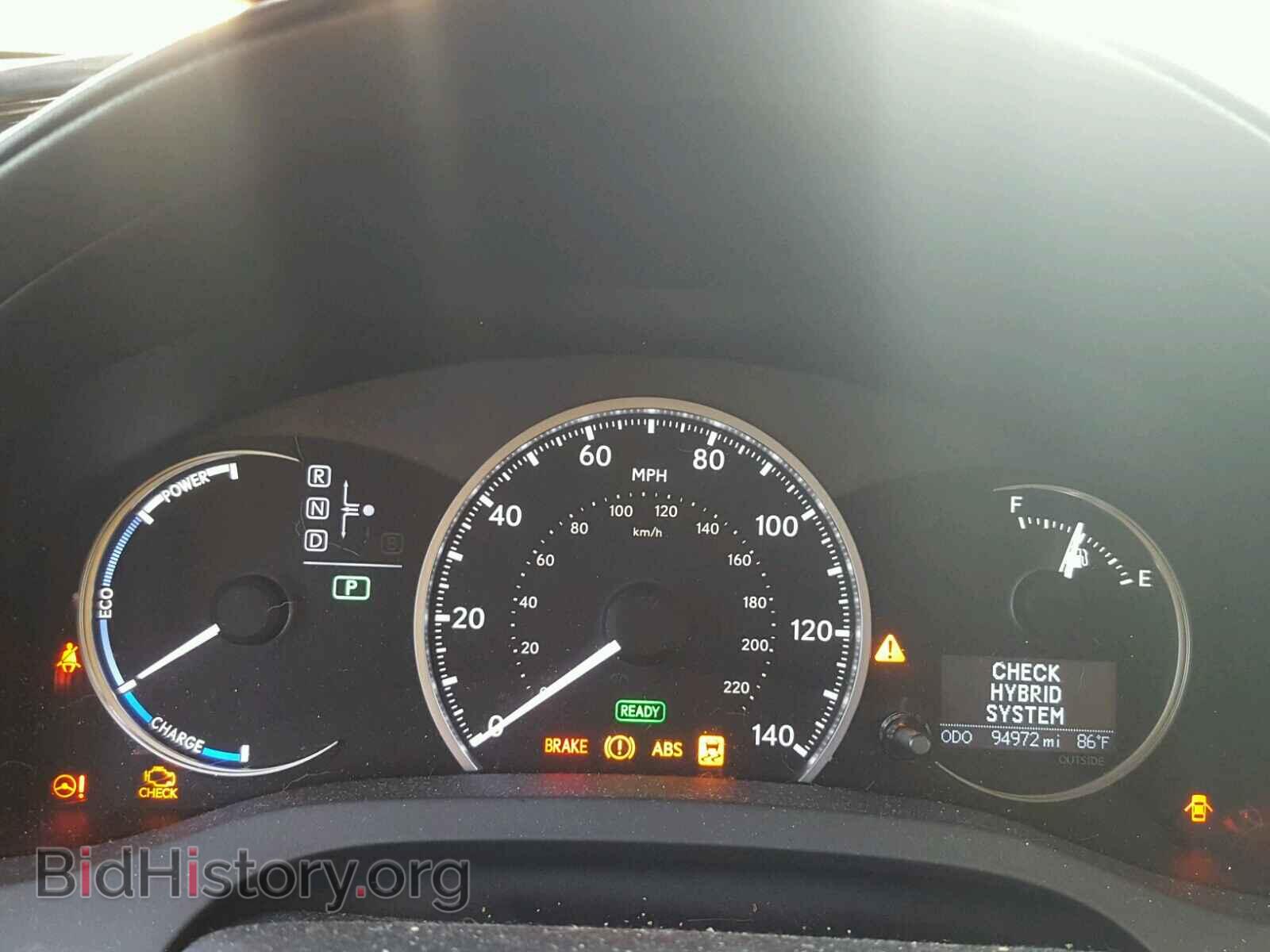 2012 LEXUS CT 200 - VIN: JTHKD5BH5C2103340 - Фото 8