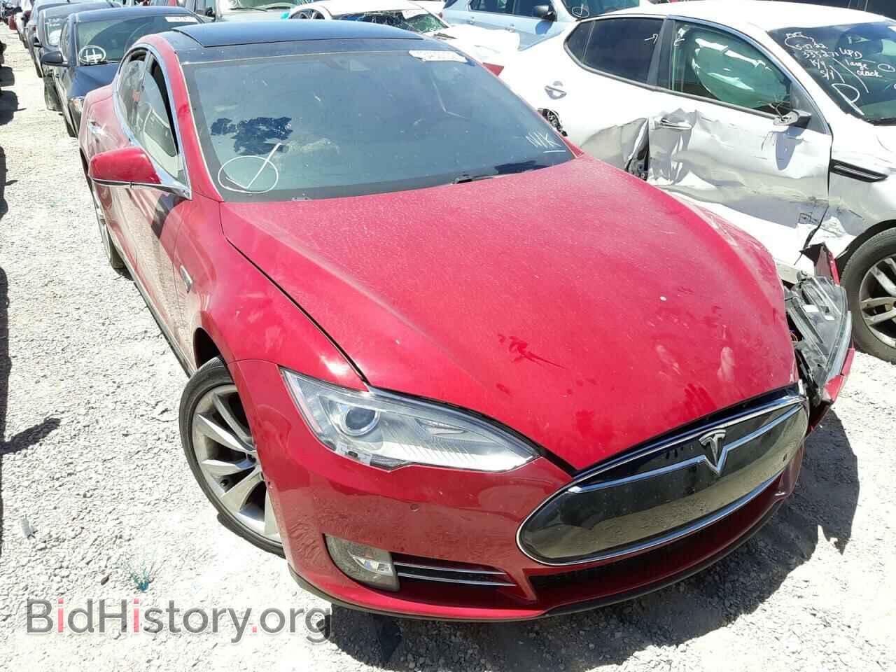 Photo 5YJSA1E28FF101853 - TESLA MODEL S 2015