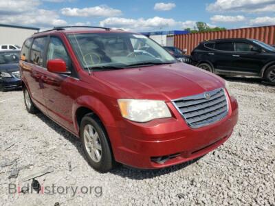 2008 Chrysler MINIVAN Town & COU, red — VIN 2A8HR54P08R647246, Copart