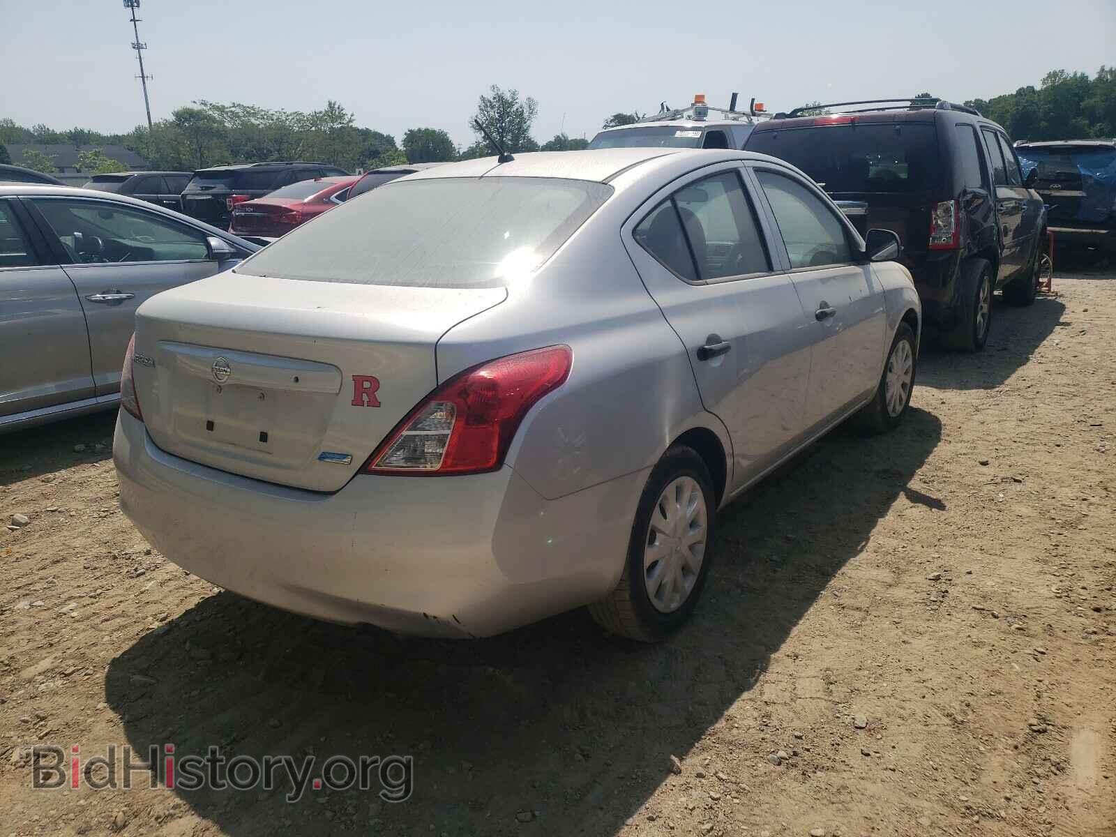2012 NISSAN VERSA - VIN: 3N1CN7AP6CL832939 - Фото 4