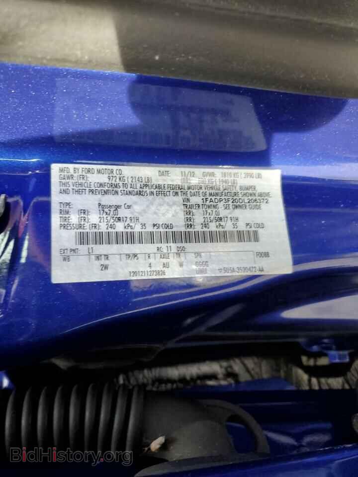 2013 FORD FOCUS - VIN: 1FADP3F20DL206372 - Фото 12