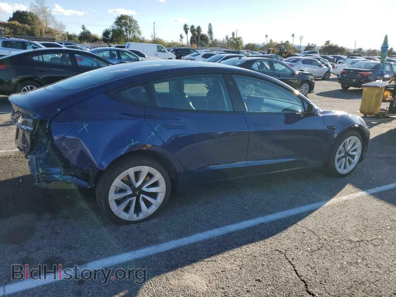 2022 TESLA MODEL 3 - VIN: 5YJ3E1EB8NF187527 - Фото 3