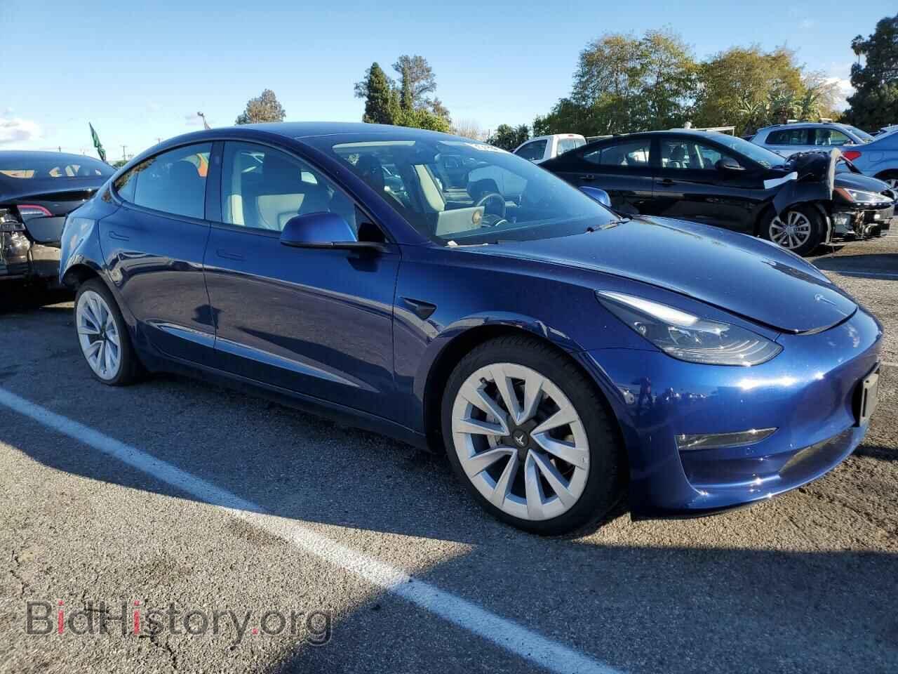 2022 TESLA MODEL 3 - VIN: 5YJ3E1EB8NF187527 - Фото 4