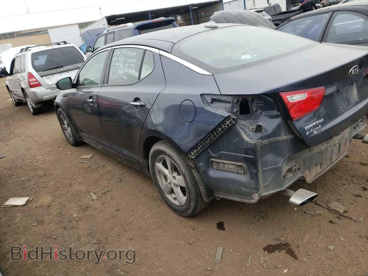 2015 KIA OPTIMA - VIN: KNAGM4A70F5547333 - Фото 2