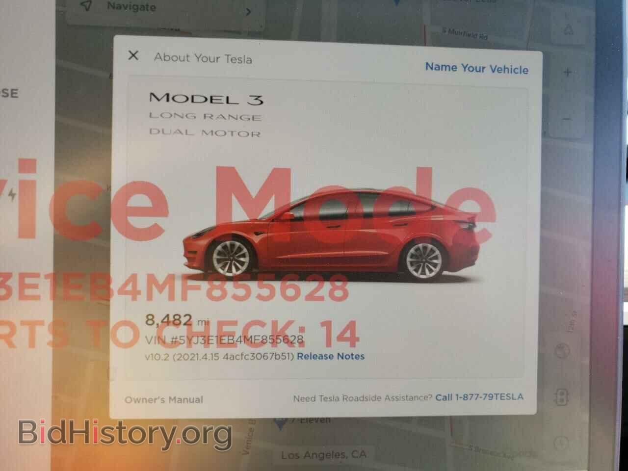 2021 TESLA MODEL 3 - VIN: 5YJ3E1EB4MF855628 - Photo 8