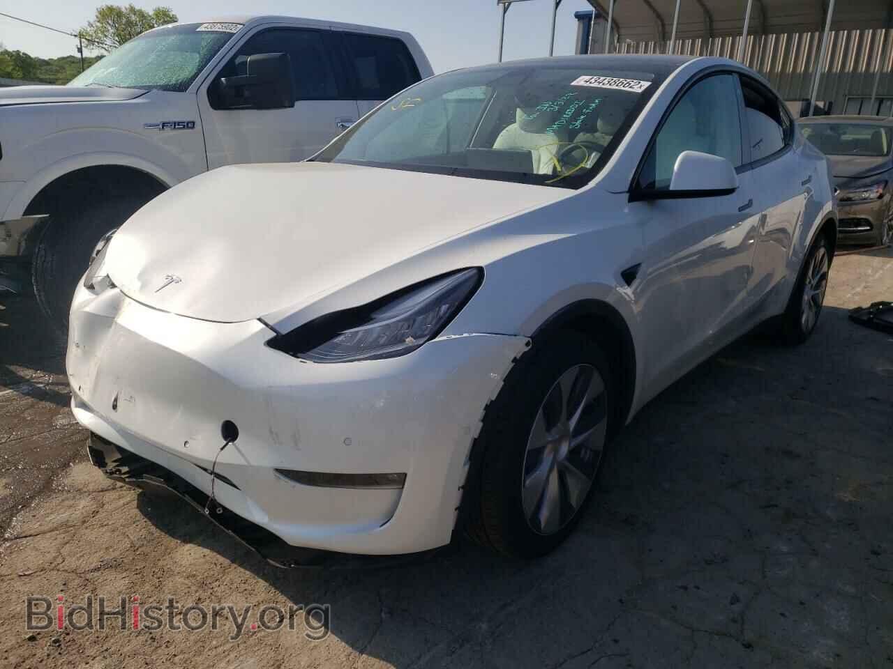2022 TESLA MODEL Y - VIN: 7SAYGAEEXNF330295 - Фото 2