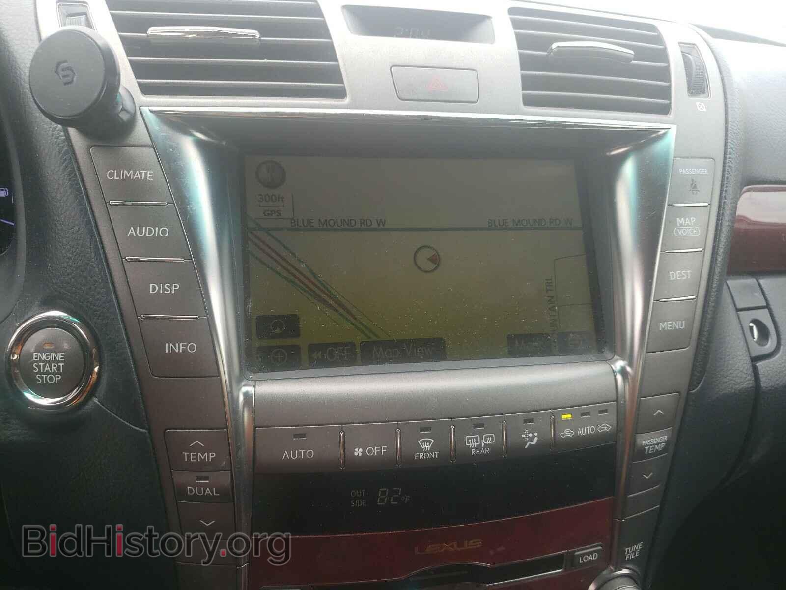 2009 LEXUS LS460 - VIN: JTHCL46F495004297 - Фото 9