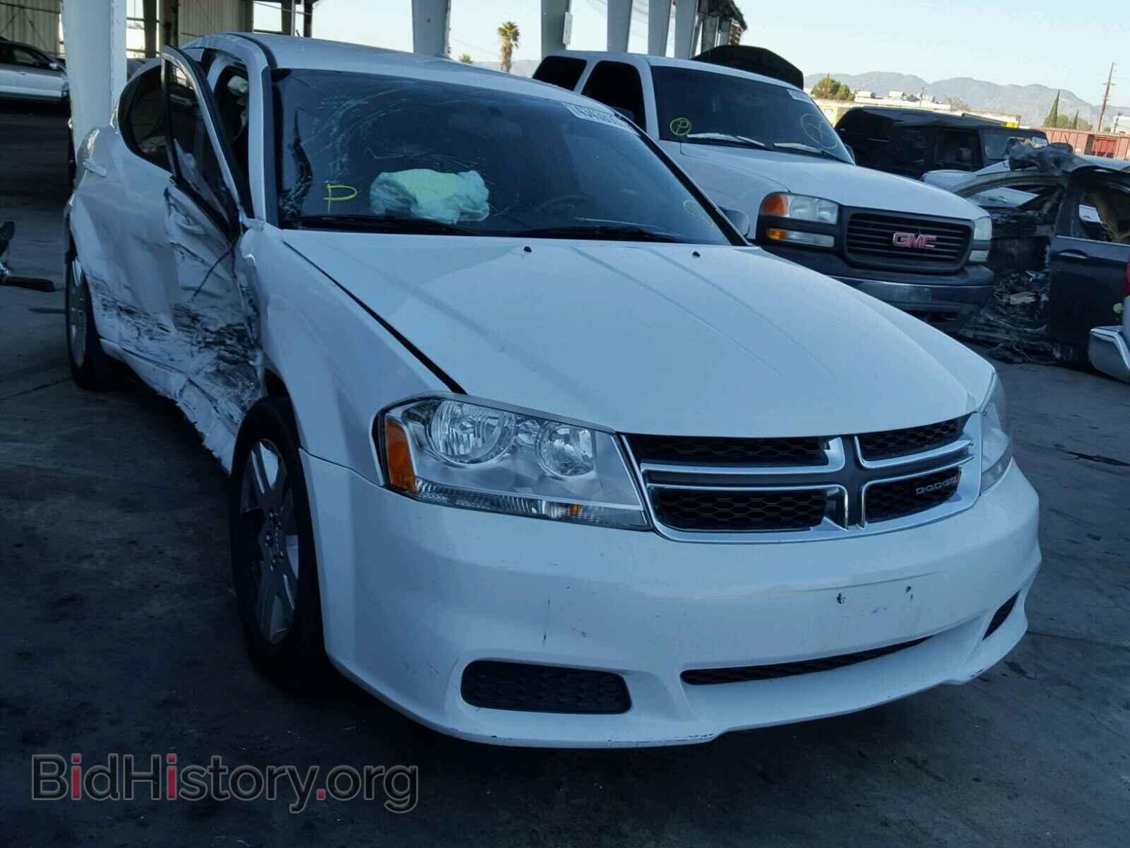 Photo 1C3CDZAB8EN216621 - DODGE AVENGER 2014