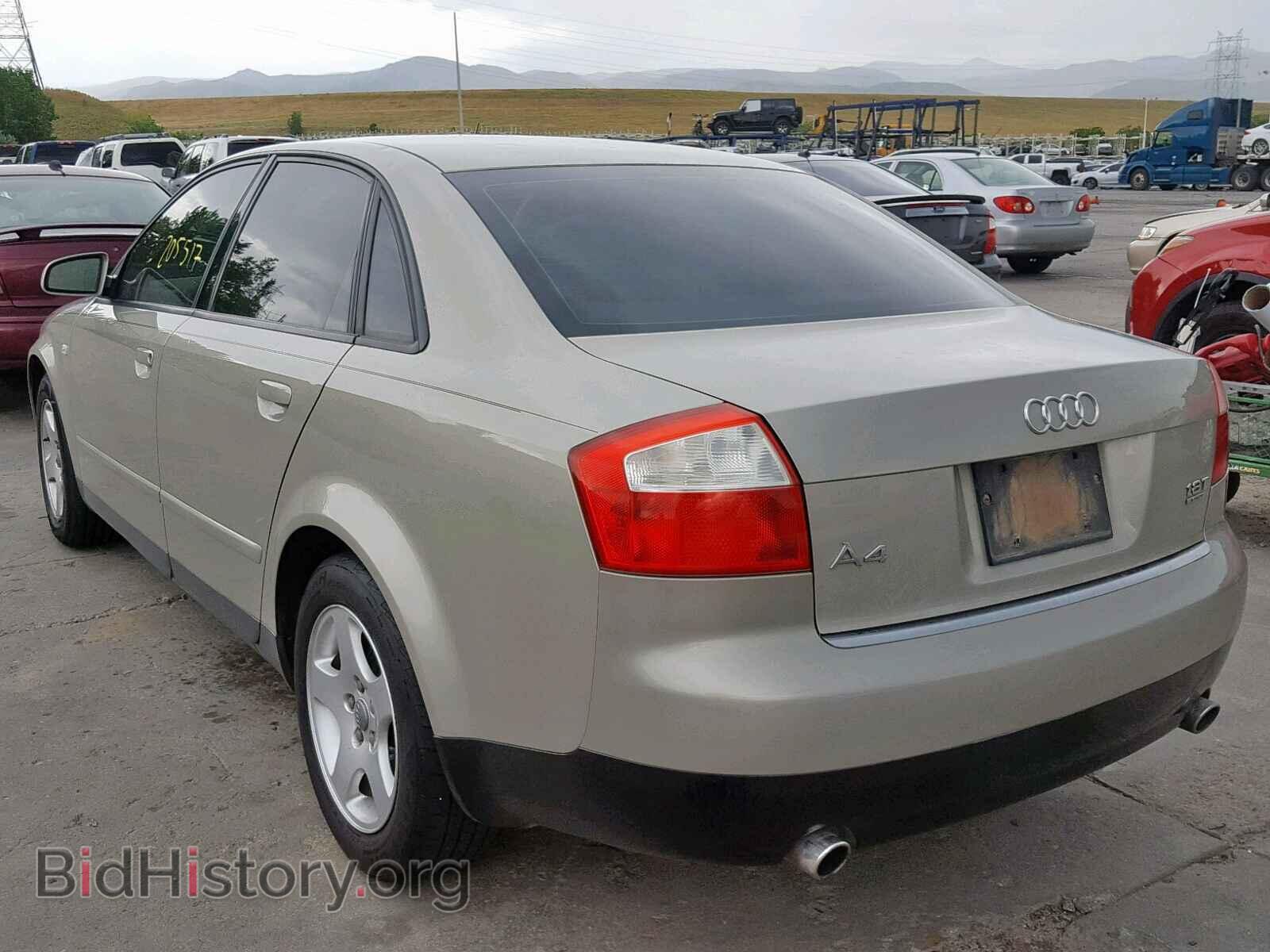 2002 AUDI A4 - VIN: WAULC68EX2A063933 - Фото 3
