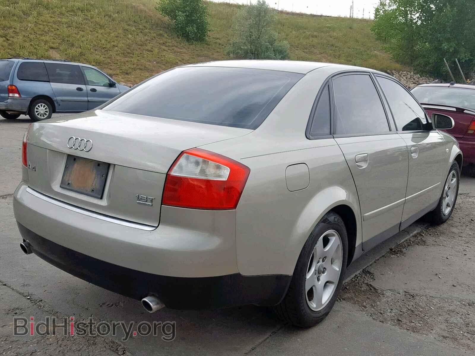 2002 AUDI A4 - VIN: WAULC68EX2A063933 - Фото 4