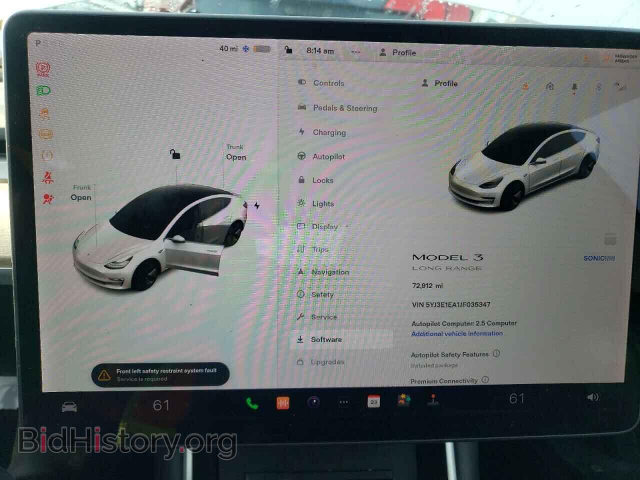 2018 TESLA MODEL 3 - VIN: 5YJ3E1EA1JF035347 - Фото 9