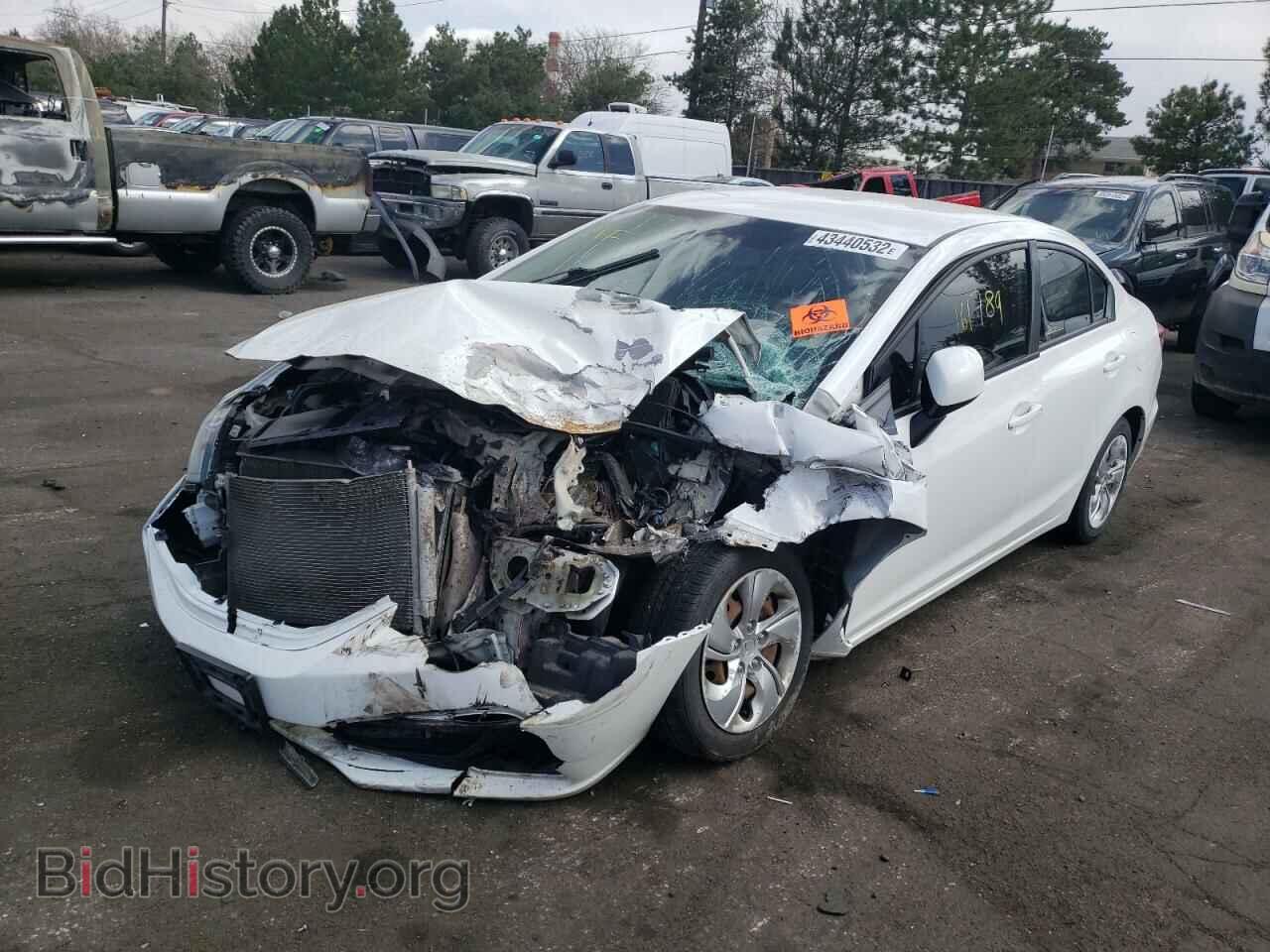 2013 HONDA CIVIC - VIN: 2HGFB2F59DH570391 - Фото 2