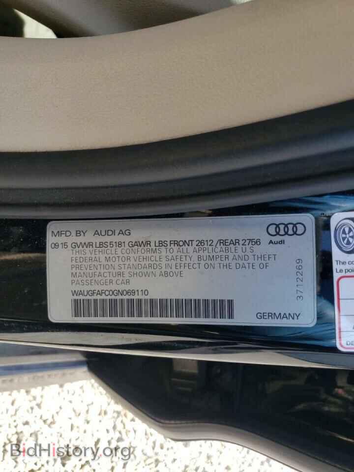 2016 AUDI A6 - VIN: WAUGFAFC0GN069110 - Photo 10