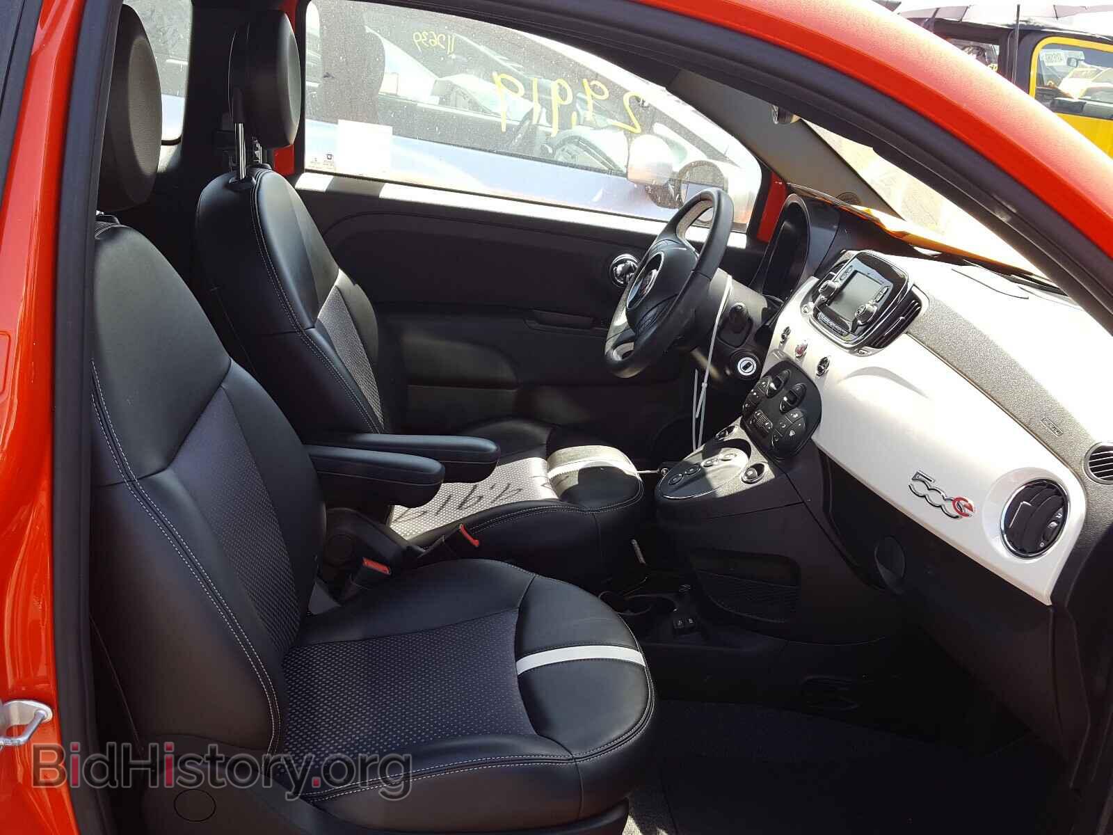 2017 FIAT 500 - VIN: 3C3CFFGE2HT575820 - Фото 5