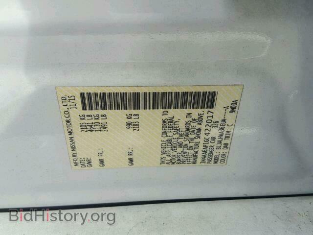 2016 NISSAN MAXIMA - VIN: 1N4AA6AP1GC422017 - Photo 10