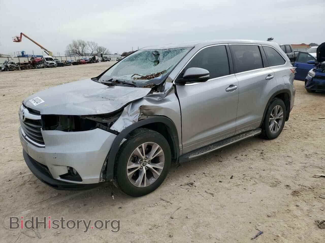 Фотография 5TDBKRFH2GS297980 - TOYOTA HIGHLANDER 2016