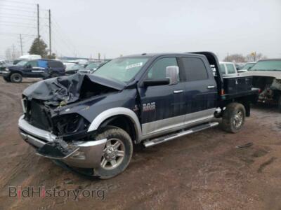 2013 RAM 2500 Laramie, black — VIN 3C6UR5FL3DG587809, Copart