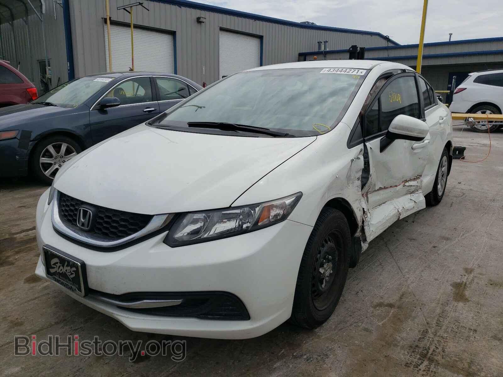 2014 HONDA CIVIC - VIN: 2HGFB2F55EH528740 - Фото 2