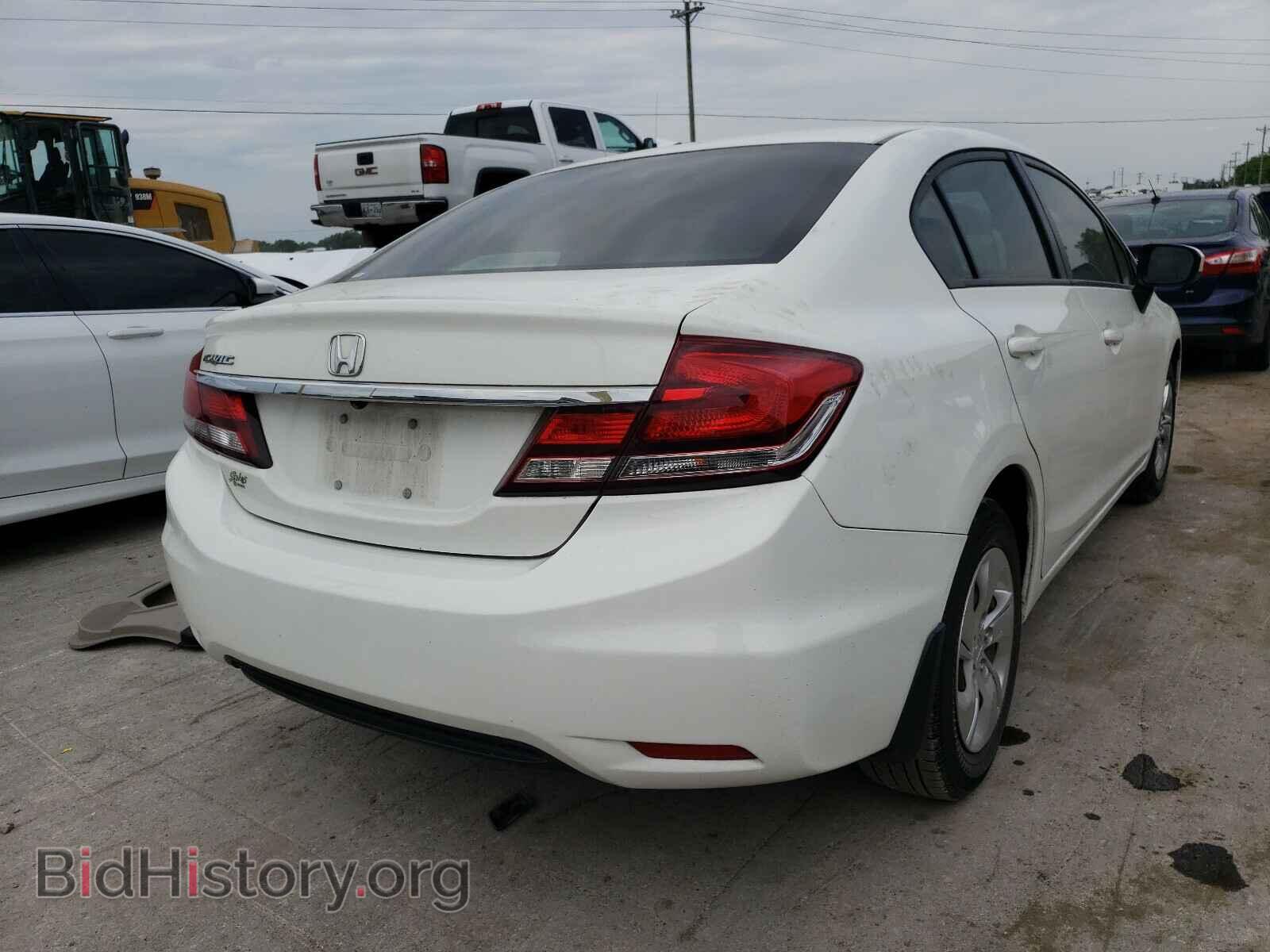 2014 HONDA CIVIC - VIN: 2HGFB2F55EH528740 - Фото 4
