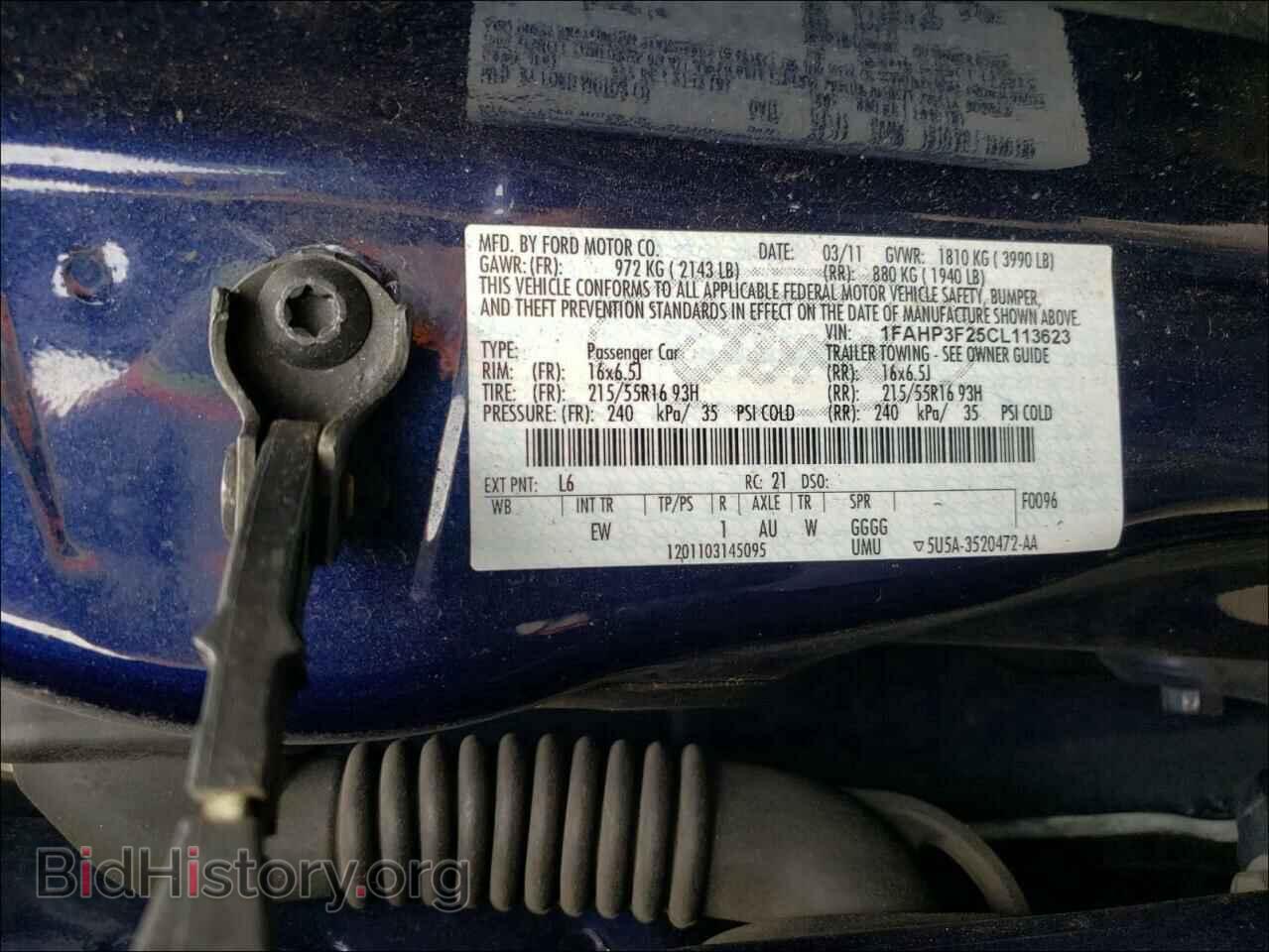 2012 FORD FOCUS - VIN: 1FAHP3F25CL113623 - Фото 10