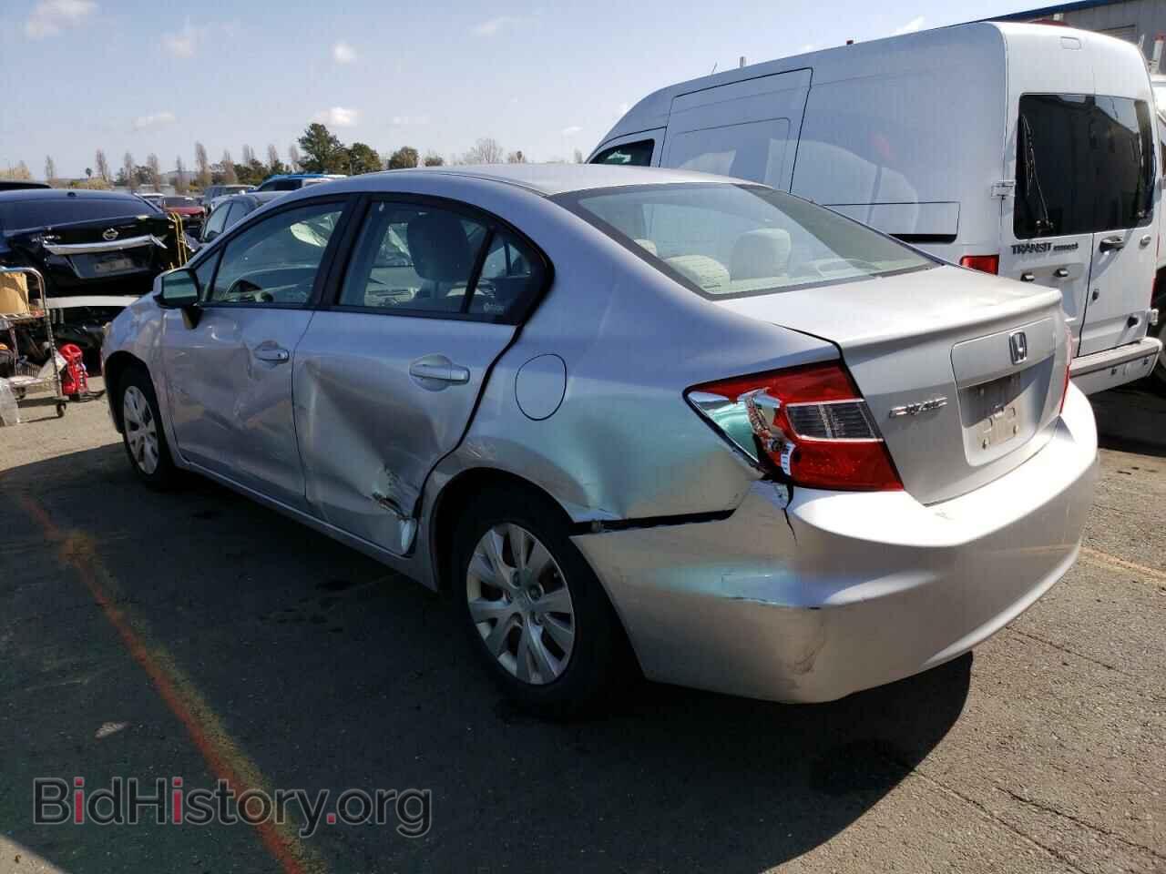 2012 HONDA CIVIC - VIN: 2HGFB2E59CH513754 - Фото 2