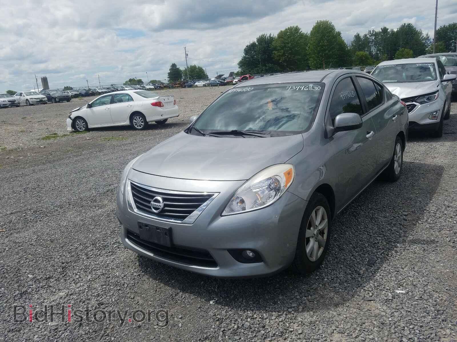 2012 NISSAN VERSA - VIN: 3N1CN7APXCL837237 - Фото 2