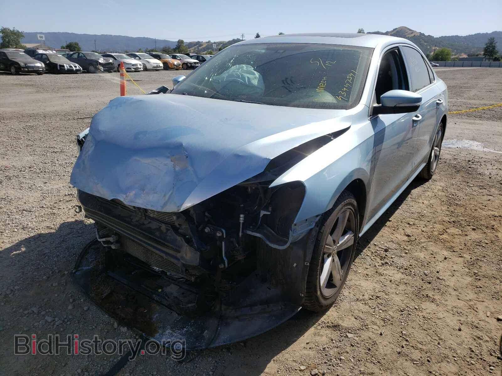 2013 VOLKSWAGEN PASSAT - VIN: 1VWBP7A36DC025430 - Фото 2