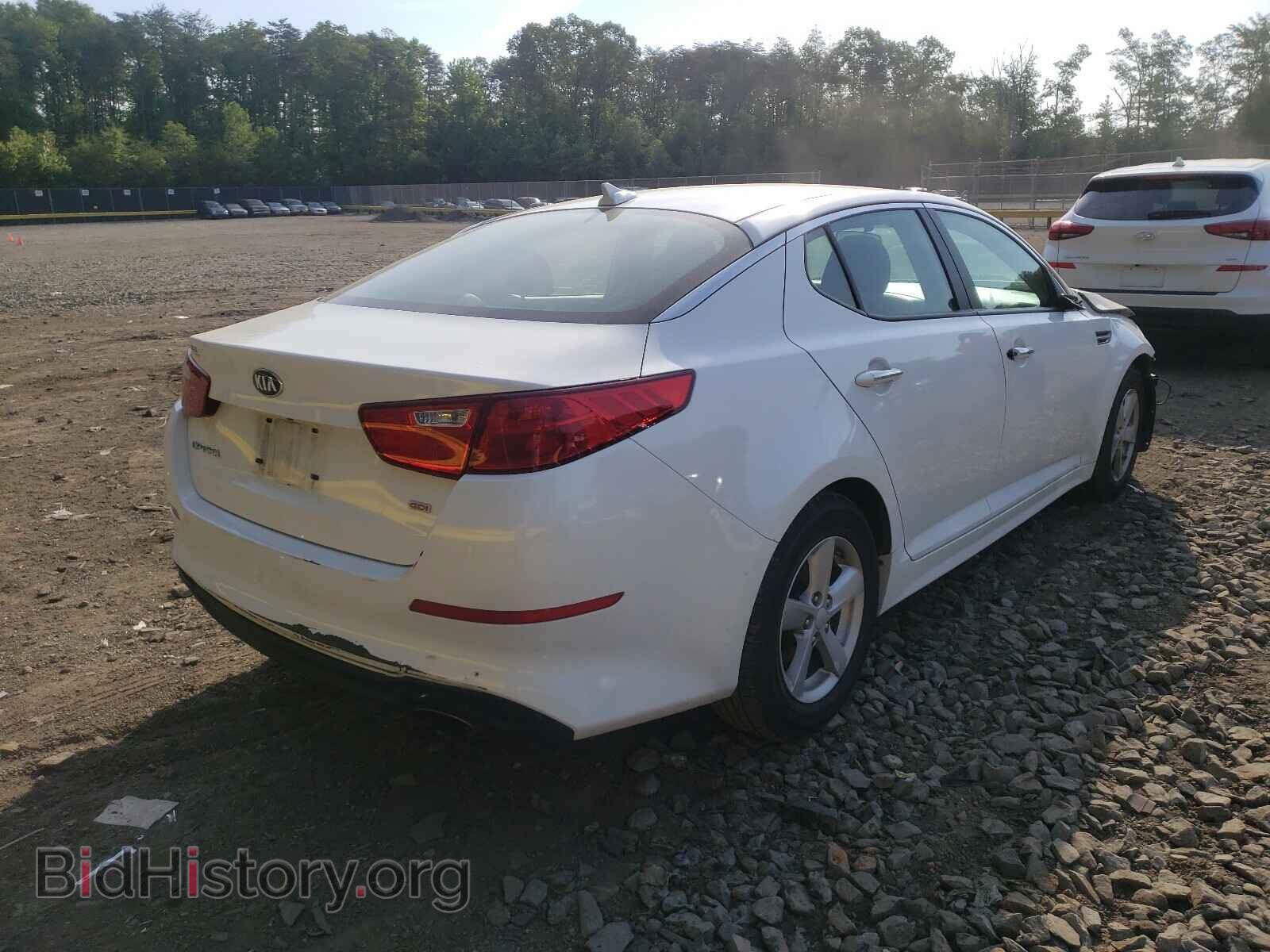 2015 KIA OPTIMA - VIN: KNAGM4A71F5587968 - Photo 4