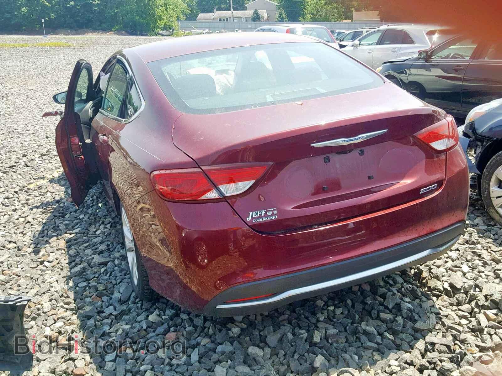 2016 CHRYSLER 200 - VIN: 1C3CCCAB5GN170247 - Фото 3