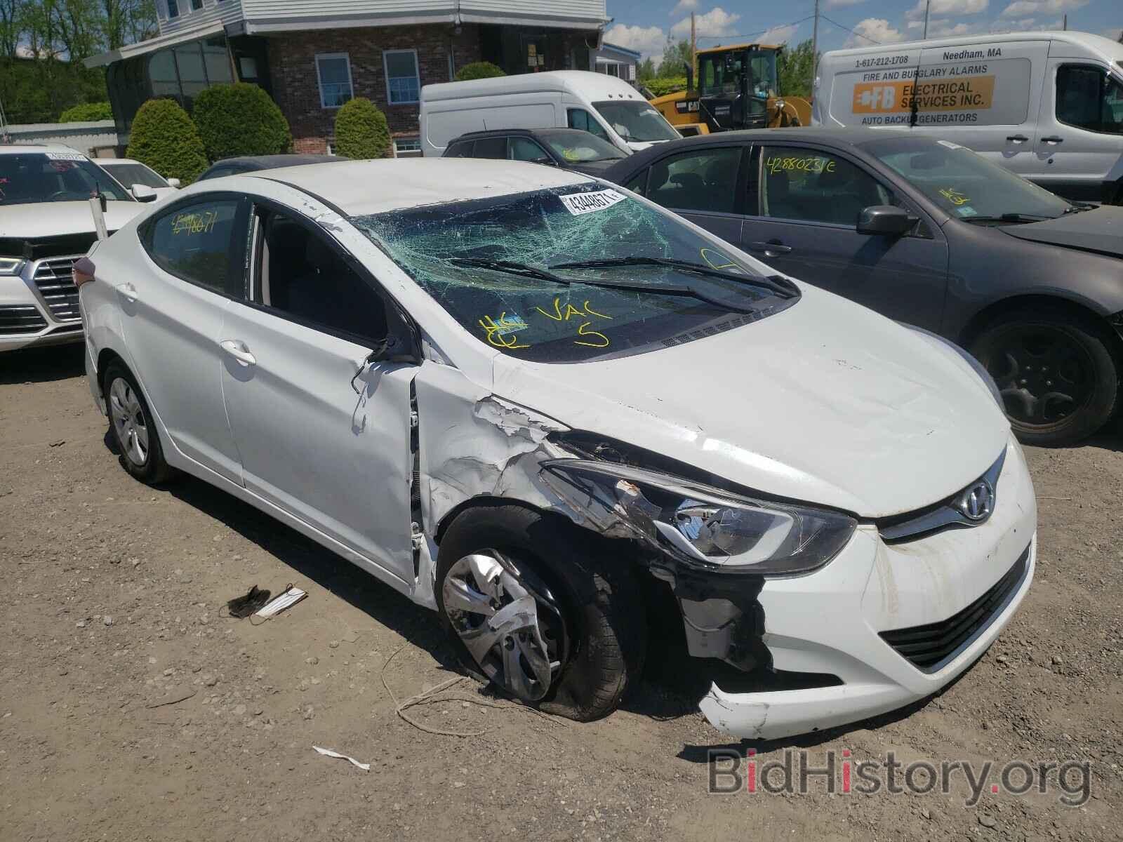 Photo 5NPDH4AE0GH688428 - HYUNDAI ELANTRA 2016