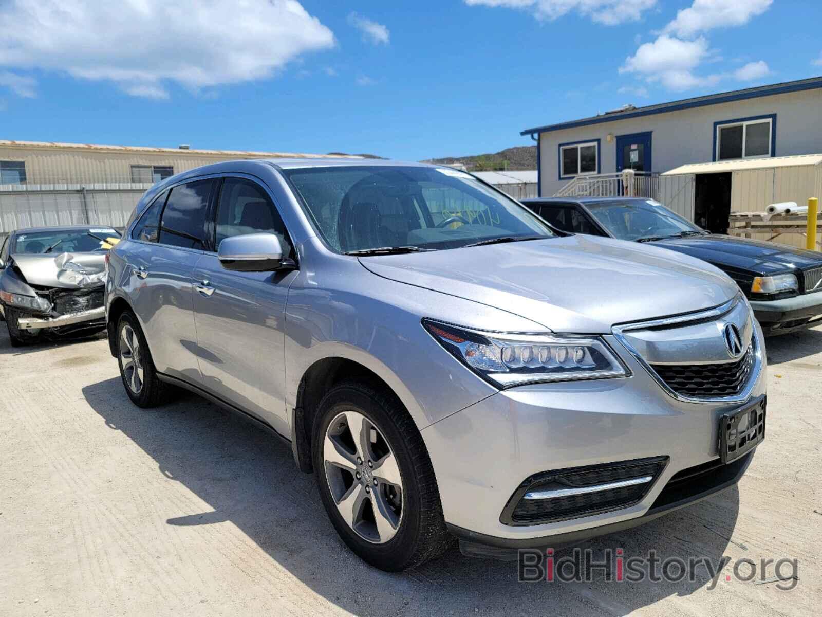 Фотография 5FRYD3H22GB011297 - ACURA MDX 2016