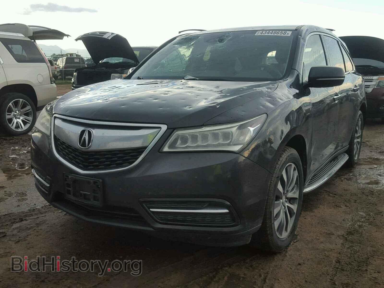 2014 ACURA MDX - VIN: 5FRYD4H46EB018063 - Фото 2