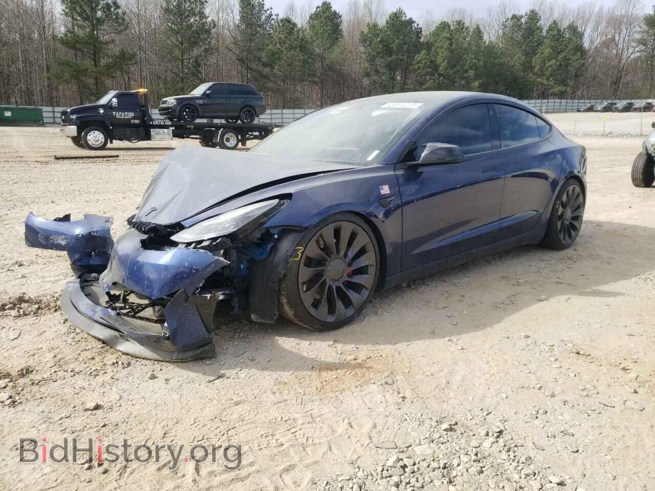 Фотография 5YJ3E1EC3NF165735 - TESLA MODEL 3 2022