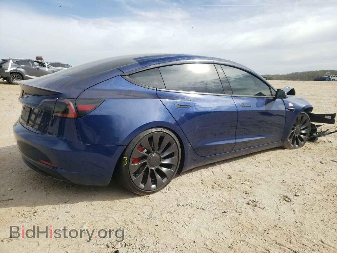 2022 TESLA MODEL 3 - VIN: 5YJ3E1EC3NF165735 - Фото 3
