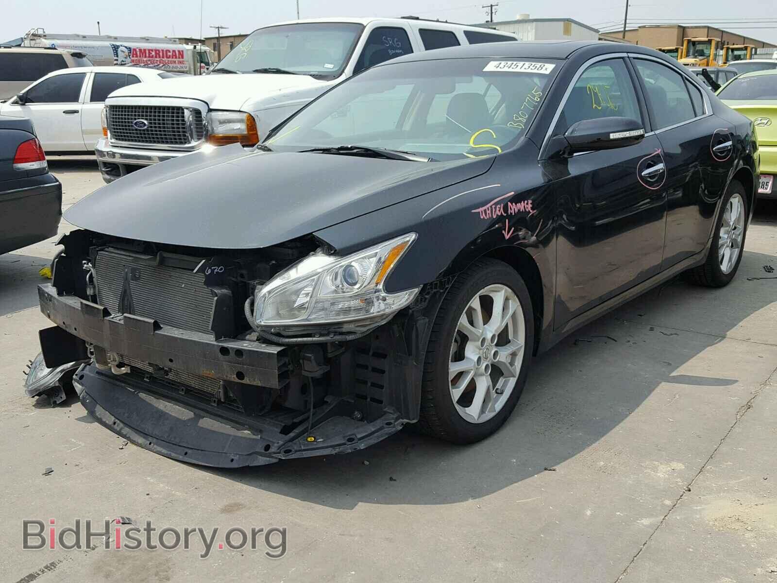 2014 NISSAN MAXIMA S - VIN: 1N4AA5AP1EC491264 - Фото 2