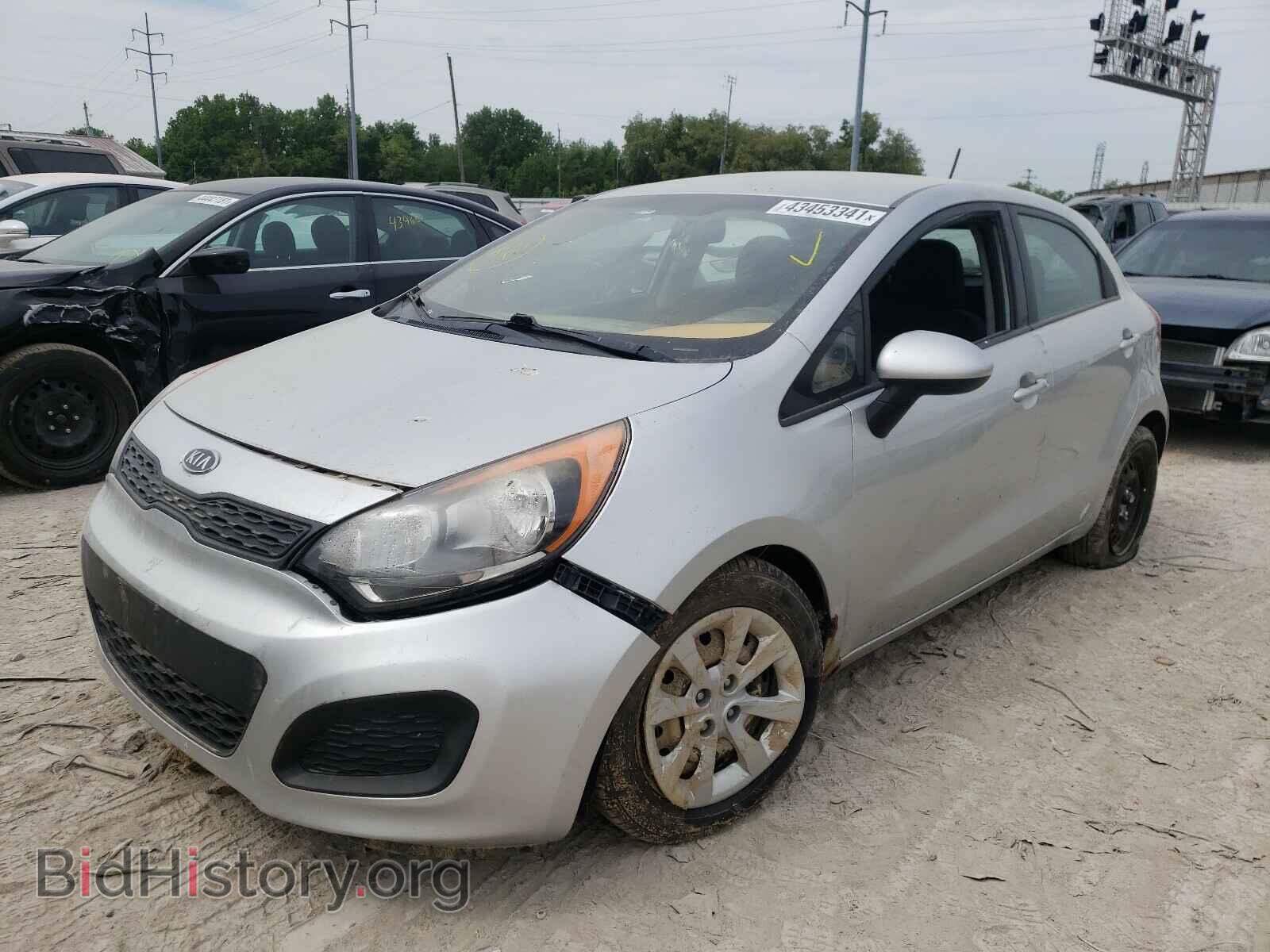 2012 KIA RIO - VIN: KNADM5A38C6017350 - Фото 2