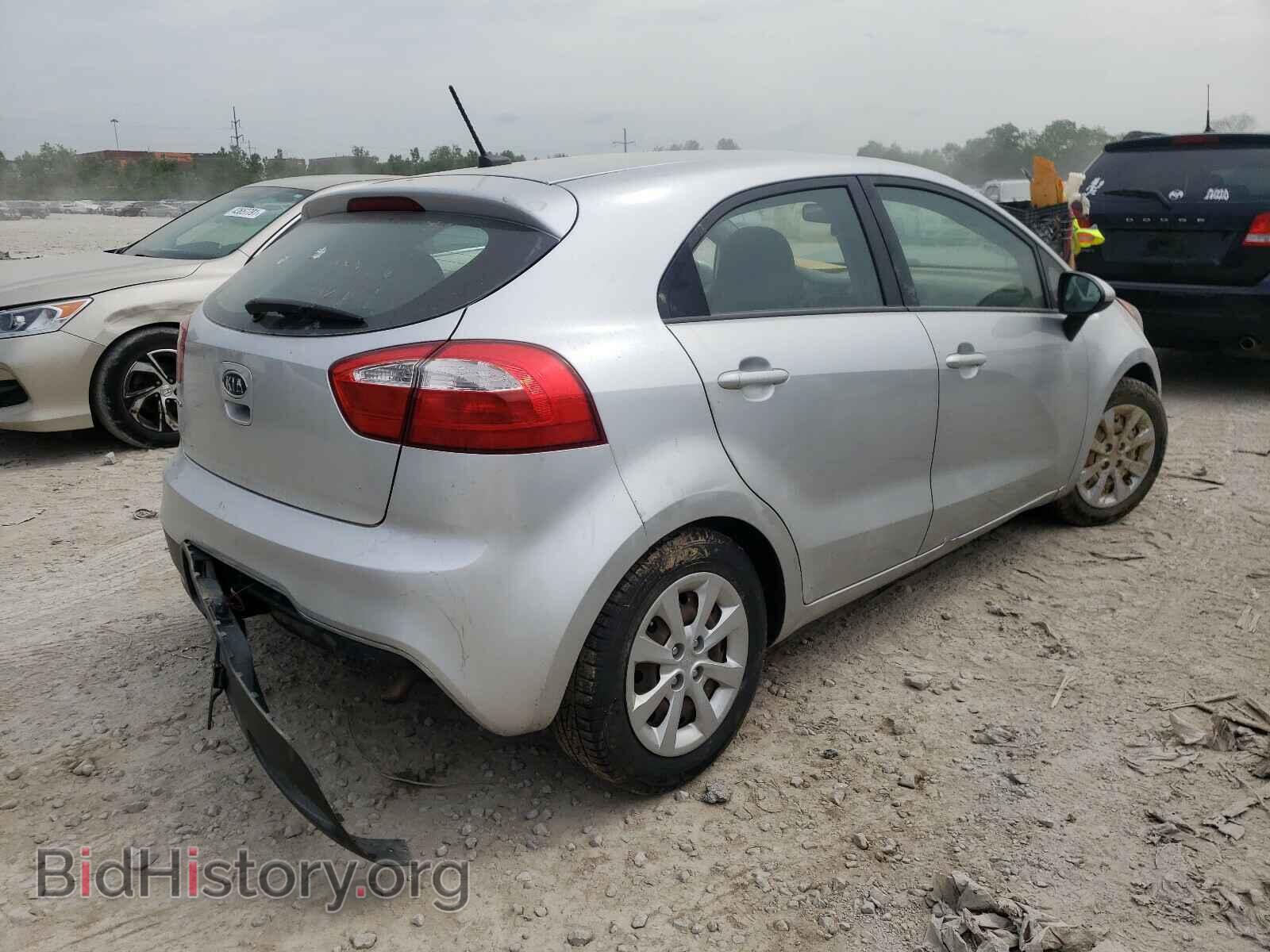 2012 KIA RIO - VIN: KNADM5A38C6017350 - Фото 4