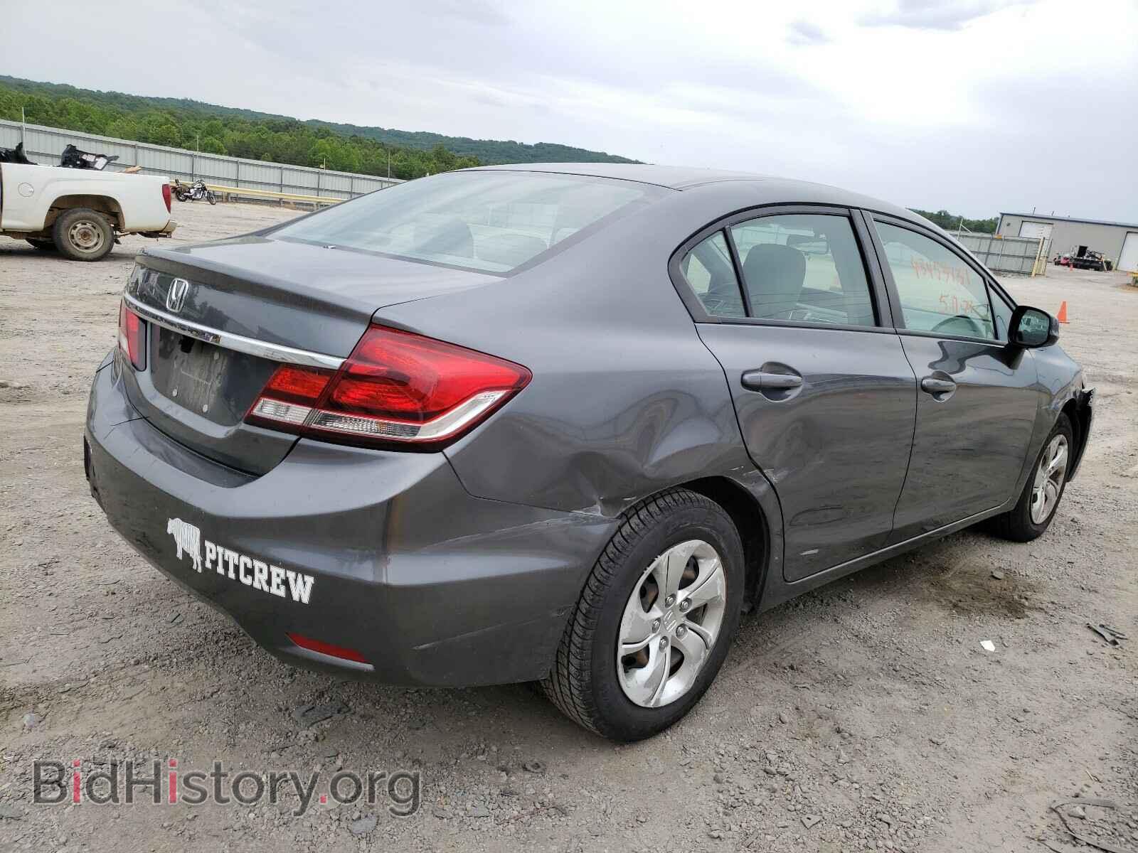 2013 HONDA CIVIC - VIN: 19XFB2F53DE242975 - Фото 4