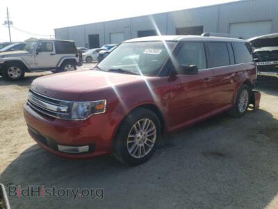 2013 Ford FLEX Flex SEL, red — VIN 2FMGK5C8XDBD38013, Copart