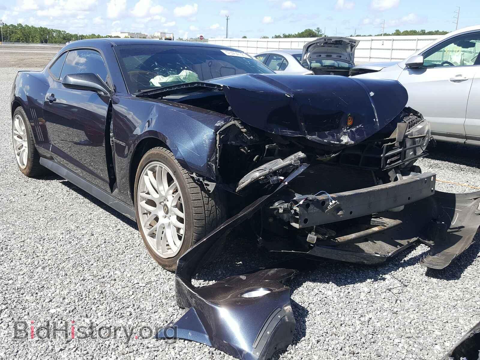 Photo 2G1FC1E38D9142076 - CHEVROLET CAMARO 2013