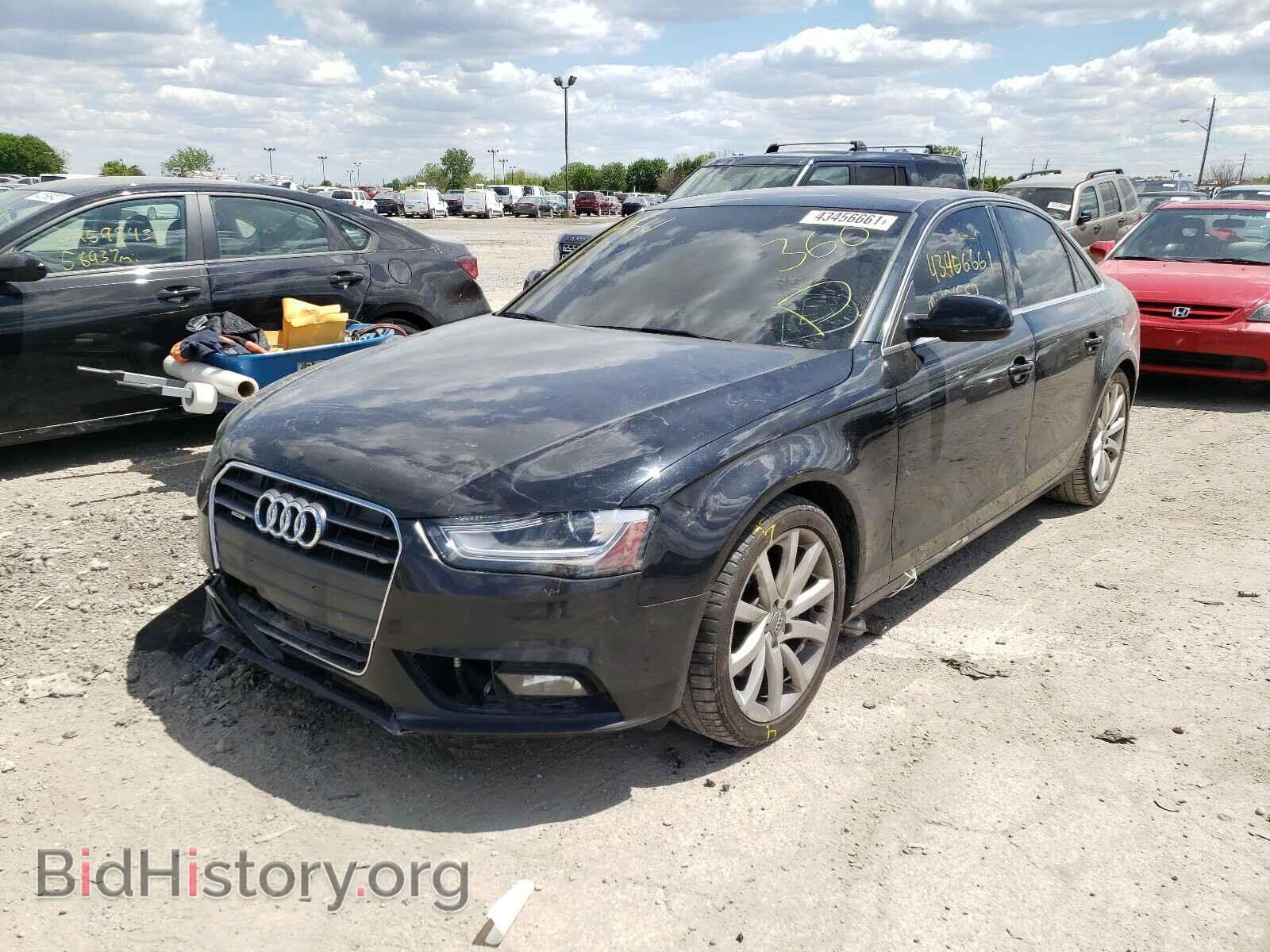 2013 AUDI A4 - VIN: WAUFFAFL2DN022362 - Фото 2