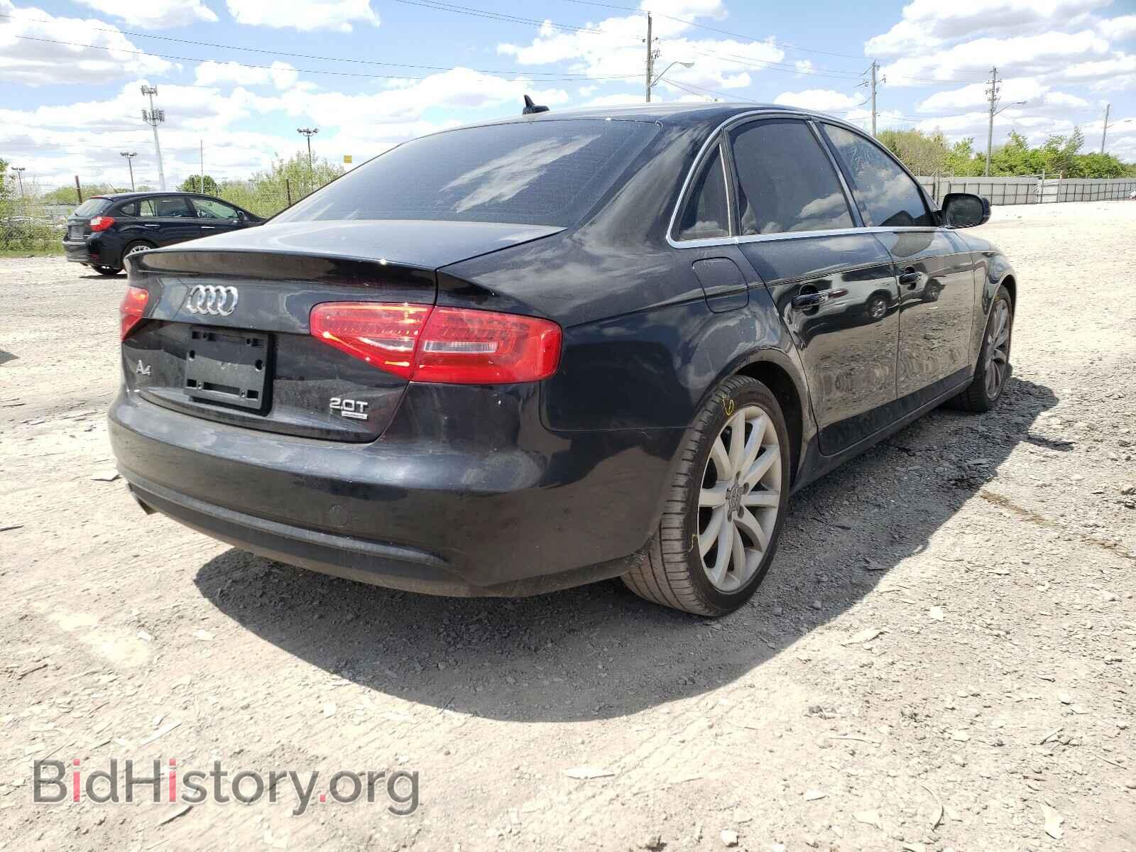 2013 AUDI A4 - VIN: WAUFFAFL2DN022362 - Фото 4