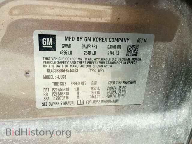 2014 BUICK ENCORE CON - VIN: KL4CJBSB5EB744493 - Photo 10