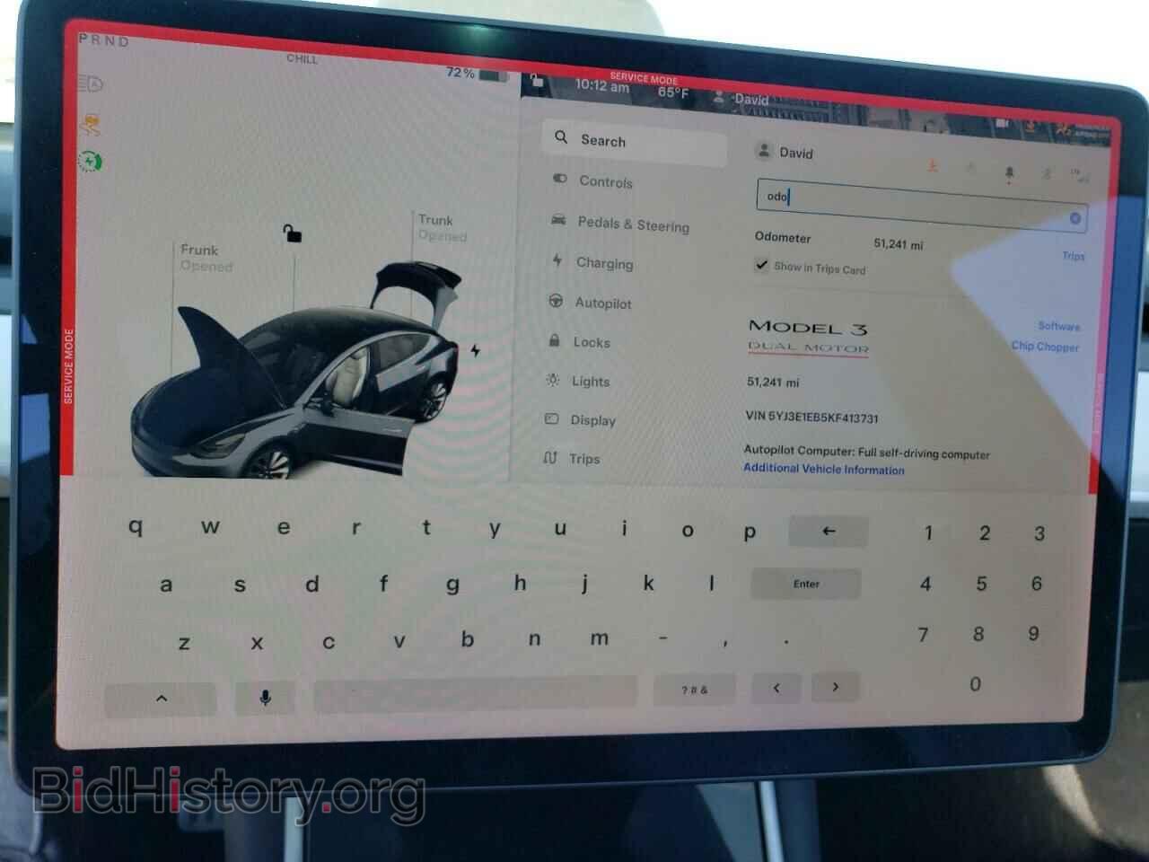 2019 TESLA MODEL 3 - VIN: 5YJ3E1EB5KF413731 - Фото 9