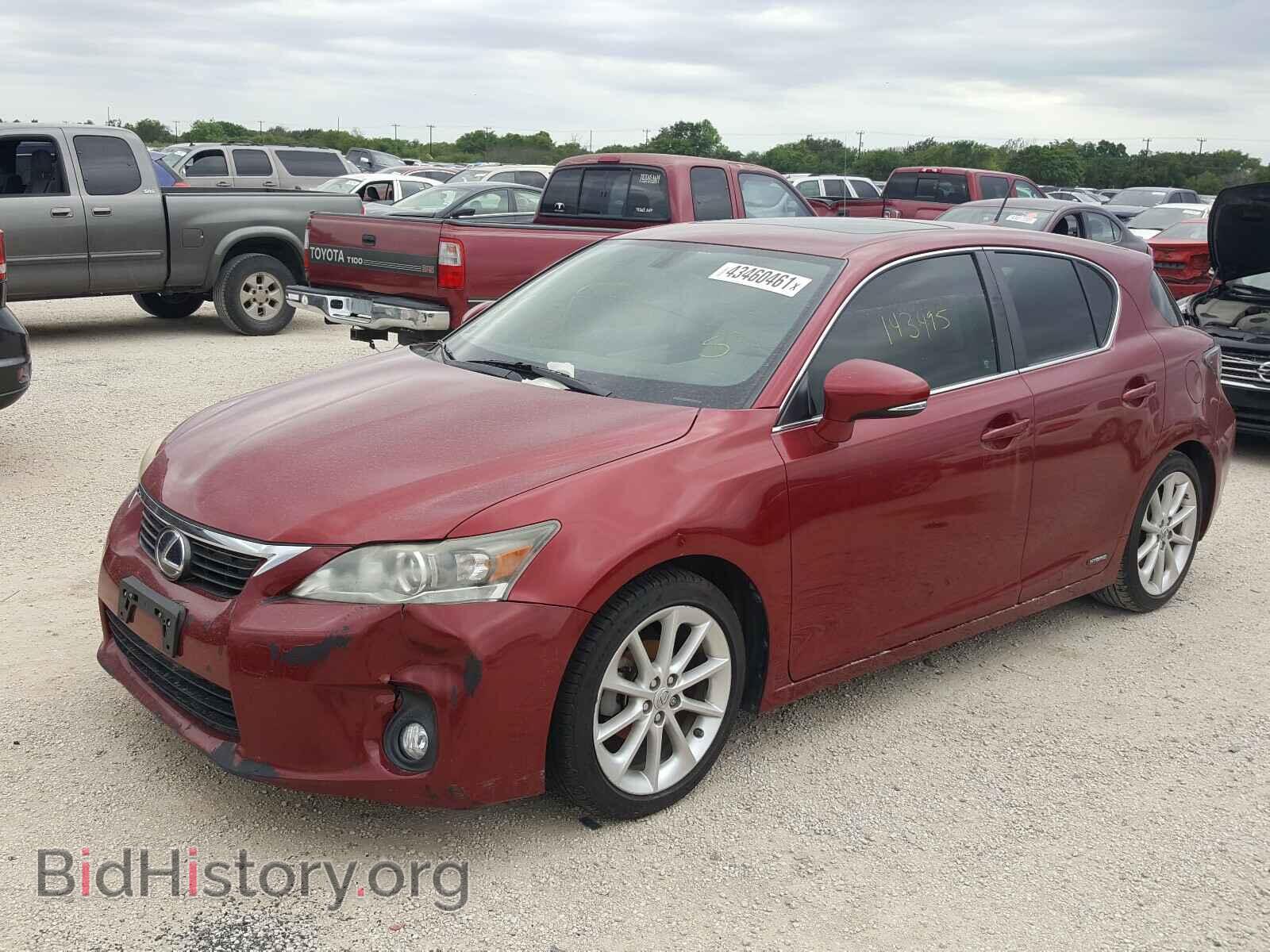 2011 LEXUS CT 200 - VIN: JTHKD5BH5B2020277 - Фото 2