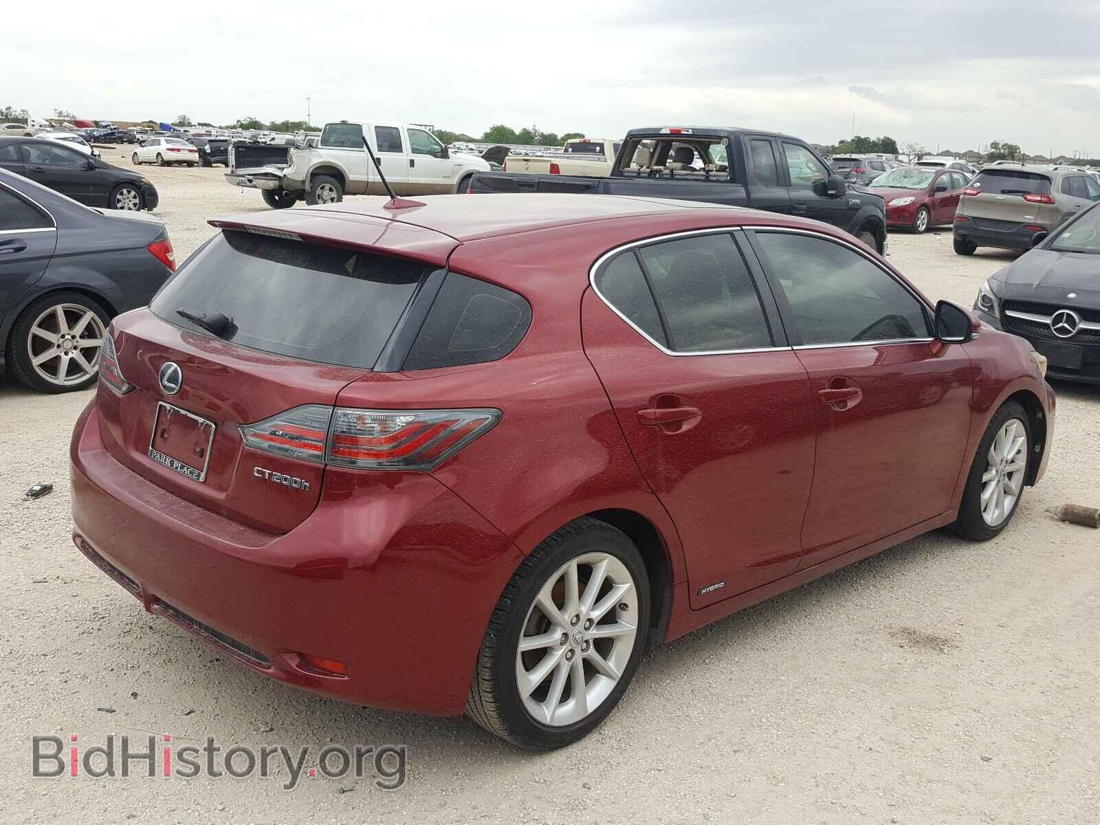 2011 LEXUS CT 200 - VIN: JTHKD5BH5B2020277 - Фото 4