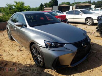 2017 Lexus IS IS 200t, темно-серый — VIN JTHBA1D29H5046852, Copart