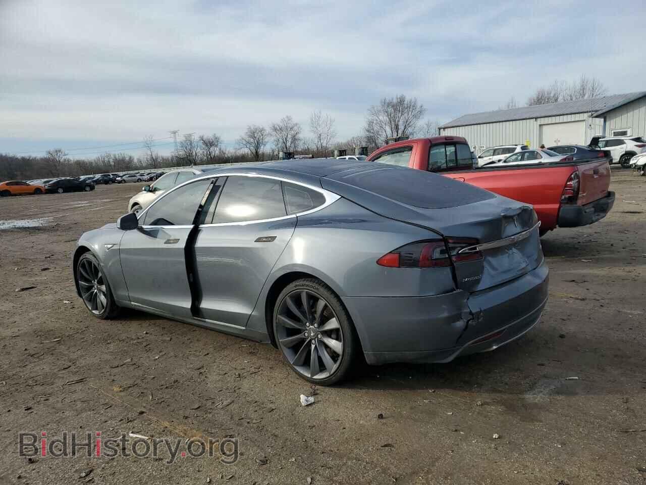 2014 TESLA MODEL S - VIN: 5YJSA1H13EFP37422 - Фото 2