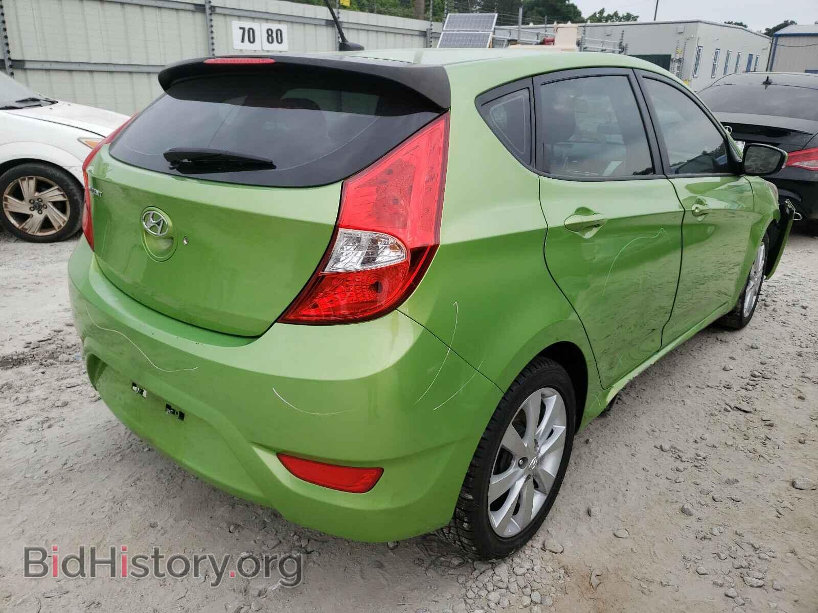 2014 HYUNDAI ACCENT - VIN: KMHCU5AE7EU160106 - Фото 4