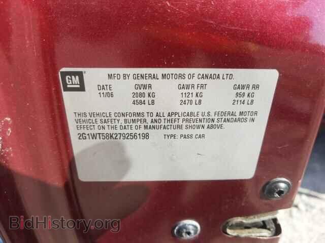 2007 CHEVROLET IMPALA - VIN: 2G1WT58K279256198 - Фото 10